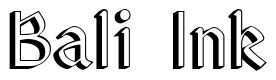 Font Westgothic: Bali Ink