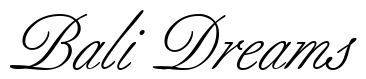 Font Berthold-Script-Regular 2: Bali Dreams