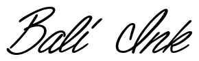 Font 1-Pencil-Stroke-DNA: Bali Ink