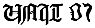 Font 1454-Gutenberg-Bibel: UNIT 07