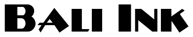Font 2-Downtown-special-DNA: Bali Ink