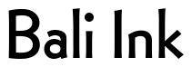 Font Bernhard-Gothic-Medium: Bali Ink