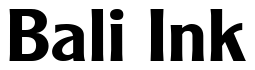 Font Clearly-Gothic-Bold: Bali Ink