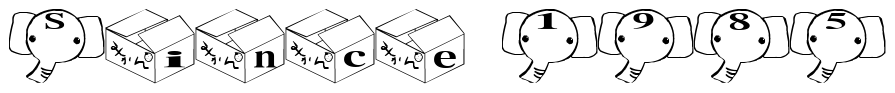 Font zou-Font: Since 1985