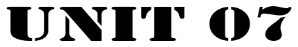 Font Army-Expanded: UNIT 07