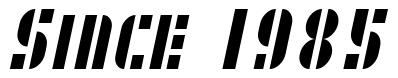 Font SF-RetroSplice-SC-Condensed: Since 1985