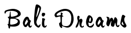 Font AristoiScriptSSK: Bali Dreams