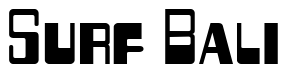 Font 256-Bytes: Surf Bali