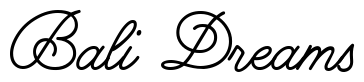 Font 1-Whirlygig-DNA: Bali Dreams