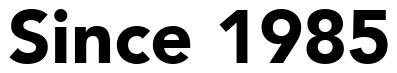 Font 12-Avenir-95-Black-09173: Since 1985