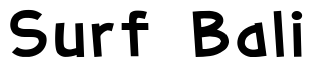 Font 01tama: Surf Bali