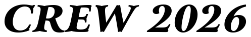Font Arrus-Blk-BT-Black-Italic: CREW 2026