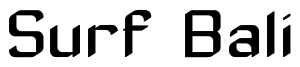 Font Zyphyte: Surf Bali