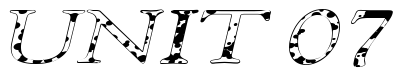 Font 101-Puppies-Italic-SW: UNIT 07