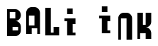 Font ZyberBob: Bali Ink