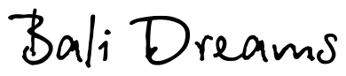 Font Betina-Script: Bali Dreams