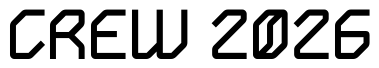 Font AngolRound-Black: CREW 2026