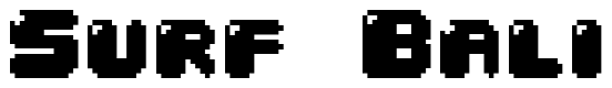 Font 04b30: Surf Bali