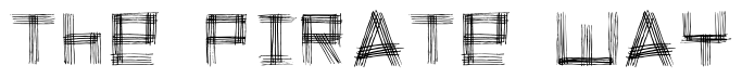 Font zoë-the-zebra: The Pirate Way