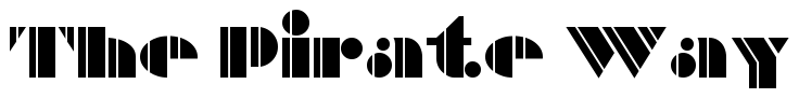 Font ZuiderZeeNF: The Pirate Way