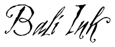 Font Zothique-Demo: Bali Ink
