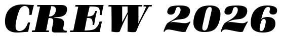 Font Zapf-Heavy-Italic: CREW 2026