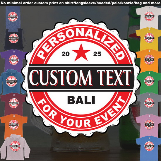 Bintang Beer Better Cap Personalized Own Text Design