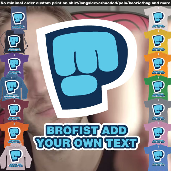 Pewdiepie Brofist Add Own Ondemand Print