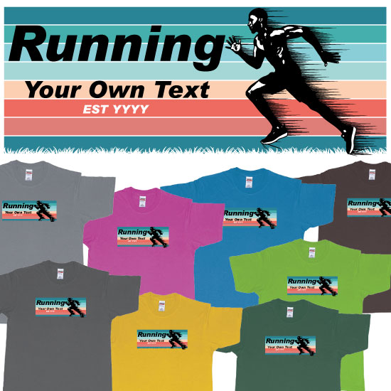 Order a custom Tshirt from our design templates for your event in