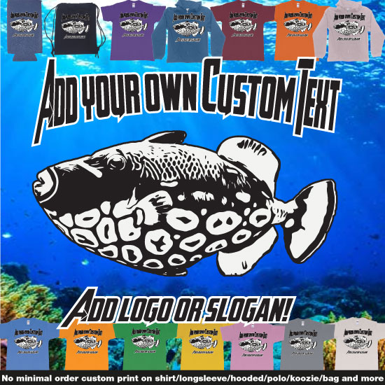 Titan Triggerfish Scuba Diving Bali Design