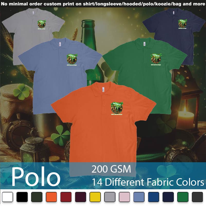 St. Patricks Day Four Leaf Clover Custom Printing Bali Design