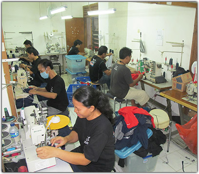 Inside our factory