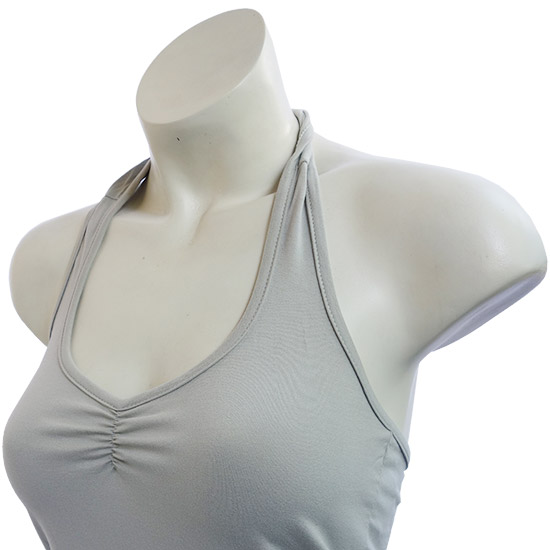 (L11G) Short Knot - This ladies short, sleeveless halter neck is the girls favorite. Showing the back of your shoulder and you will feel a bit sexy when use it. The halter neck allows for adjustable sizes. - style shirt ready for your own custom printing in Bali