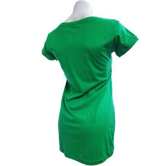 (L19G) Klipp Dress - This smart looking t-shirt dress with short arms is a perfect cut to fit most women. This dress is the same cut as our big seller (L06G) Lady Style Klipp Short but as a dress as many clients have asked for. The deep cut in the front makes a small logo on front really stand out. Relaxed, yet feminine fit. Ribbed collar and hemmed sleeves. - style shirt ready for your own custom printing in Bali