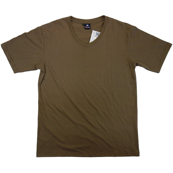 (T02S) V-Neck Shirt in Fabric Color (2006) Wood in (210 GSM, 100% Cotton) Fabric ColorsStandard fabric for men shirtsFabric Specification100% Cotton210 Grams Per Square MeterPreshrunk materialThe fabric is preshrunk, but depending on the way you wash, the fabric might still have up to 2% of shrinkage more.