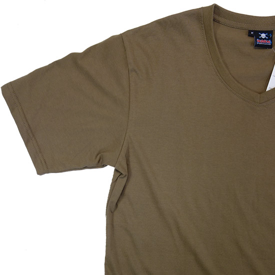 (T02S) V-Neck Shirt in Fabric Color (2006) Wood in (210 GSM, 100% Cotton) Fabric ColorsStandard fabric for men shirtsFabric Specification100% Cotton210 Grams Per Square MeterPreshrunk materialThe fabric is preshrunk, but depending on the way you wash, the fabric might still have up to 2% of shrinkage more.