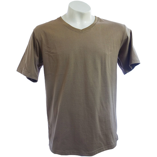 (T02S) V-Neck Shirt - This V-neck shirt has our trademark slim fit cut with all standard sewing all over the shirt. The V-neck of this shirt is not to deep but haves nice caricature. The V-neck is shaped from a tear drop so it do not show to much of the chest and kind of feels like a round neck but a little more hip. - style shirt ready for your own custom printing in Bali