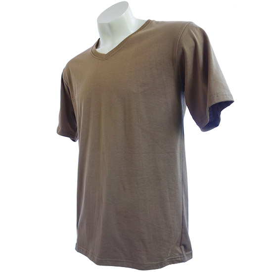 (T02S) V-Neck Shirt - This V-neck shirt has our trademark slim fit cut with all standard sewing all over the shirt. The V-neck of this shirt is not to deep but haves nice caricature. The V-neck is shaped from a tear drop so it do not show to much of the chest and kind of feels like a round neck but a little more hip. - style shirt ready for your own custom printing in Bali