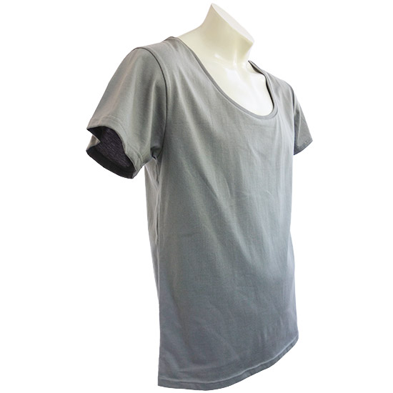 (T03S) U-Neck Shirt in Fabric Color (2009) Gray in (210 GSM, 100% Cotton) Fabric ColorsStandard fabric for men shirtsFabric Specification100% Cotton210 Grams Per Square MeterPreshrunk materialThe fabric is preshrunk, but depending on the way you wash, the fabric might still have up to 2% of shrinkage more.