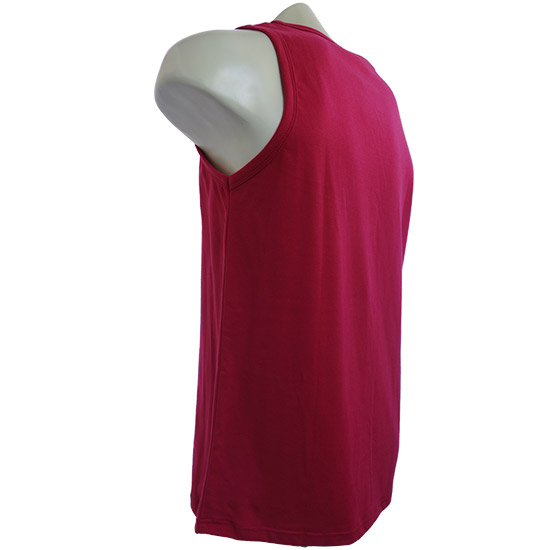 (T07S) Basic Singlet in Fabric Color (2026) Cherry in (210 GSM, 100% Cotton) Fabric ColorsStandard fabric for men shirtsFabric Specification100% Cotton210 Grams Per Square MeterPreshrunk materialThe fabric is preshrunk, but depending on the way you wash, the fabric might still have up to 2% of shrinkage more.