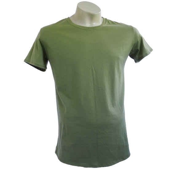 (T13S) Troy T-shirt in Fabric Color (2015) Olive in (210 GSM, 100% Cotton) Fabric ColorsStandard fabric for men shirtsFabric Specification100% Cotton210 Grams Per Square MeterPreshrunk materialThe fabric is preshrunk, but depending on the way you wash, the fabric might still have up to 2% of shrinkage more.