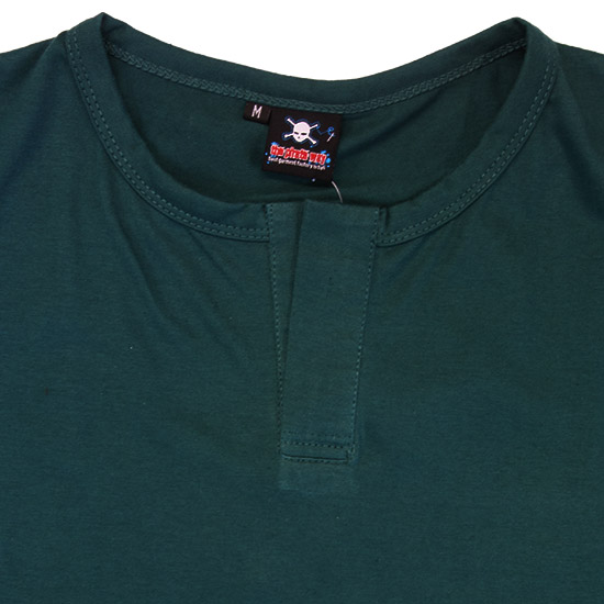 (T17S) Henley shirt in Fabric Color (2014) Forest in (210 GSM, 100% Cotton) Fabric ColorsStandard fabric for men shirtsFabric Specification100% Cotton210 Grams Per Square MeterPreshrunk materialThe fabric is preshrunk, but depending on the way you wash, the fabric might still have up to 2% of shrinkage more.