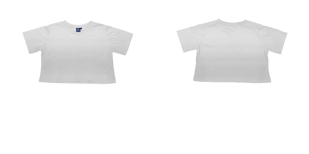 L24G Crop Top - front and back