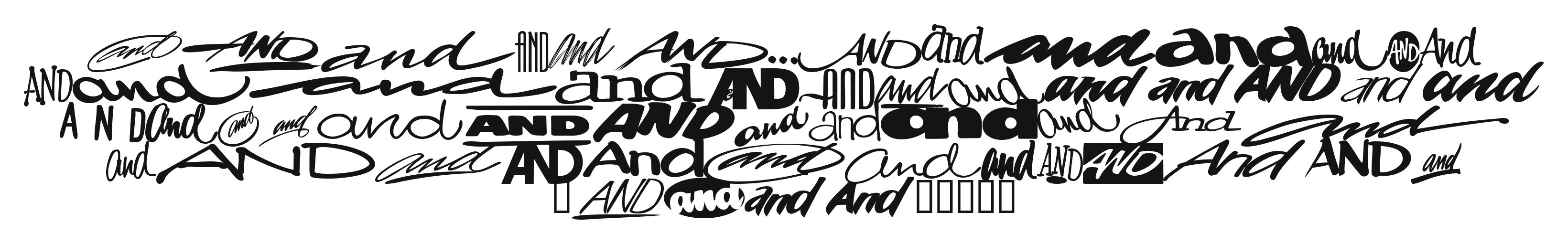 0-Ands-DNA: every letter, A to Z and a to z, and the numbers 0 to 9