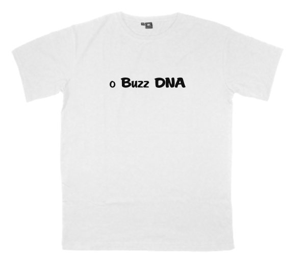 0-Buzz-DNA printed on a t-shirt