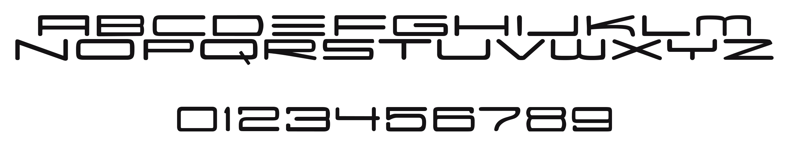 0-Lowered-DNA: every letter, A to Z and a to z, and the numbers 0 to 9
