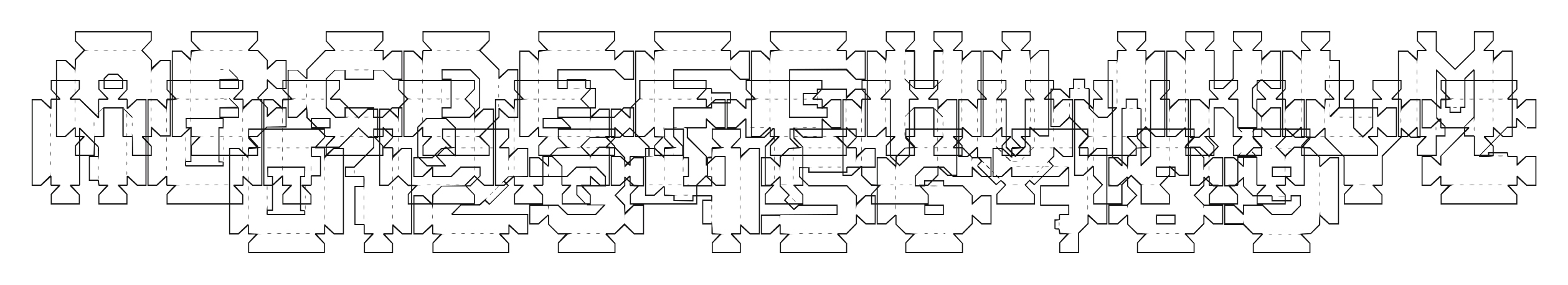 1-4: every letter, A to Z and a to z, and the numbers 0 to 9