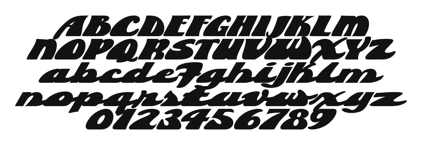 1-Brougham-DNA: every letter, A to Z and a to z, and the numbers 0 to 9