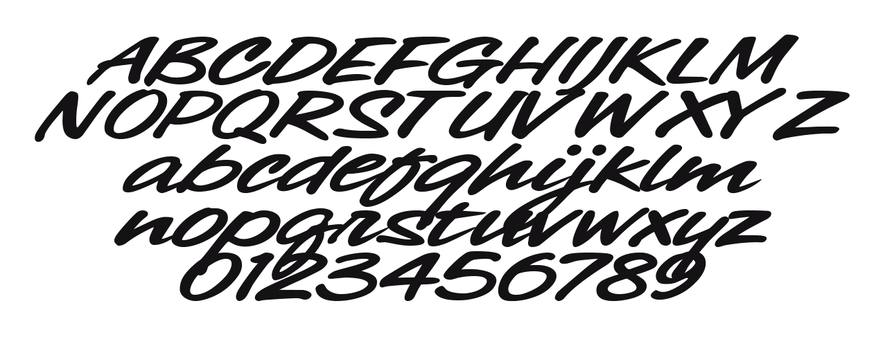 1-Chicago-Style-DNA: every letter, A to Z and a to z, and the numbers 0 to 9