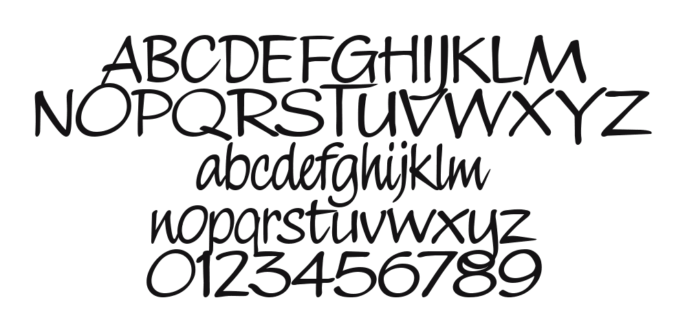 1-Kedzie-Lite-DNA: every letter, A to Z and a to z, and the numbers 0 to 9